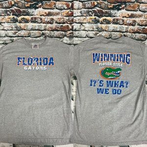 Vtg Florida Gators Winning It’s What We Do Gray Graphic L‎